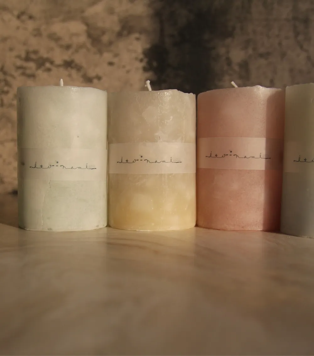 itonami candle,Kyatoのキャンドル製作レッスン　イトナミキャンドル京都